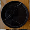 Natural Stone Toros Black Marble Above Vanity Designer Bathroom Sink Polished (D)17.5"