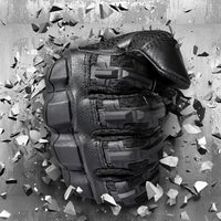 Paintball Airsoft Hunting Shooting PU Leather Gloves