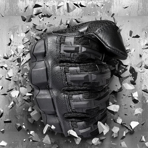 Paintball Airsoft Hunting Shooting PU Leather Gloves