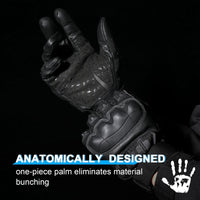 Paintball Airsoft Hunting Shooting PU Leather Gloves