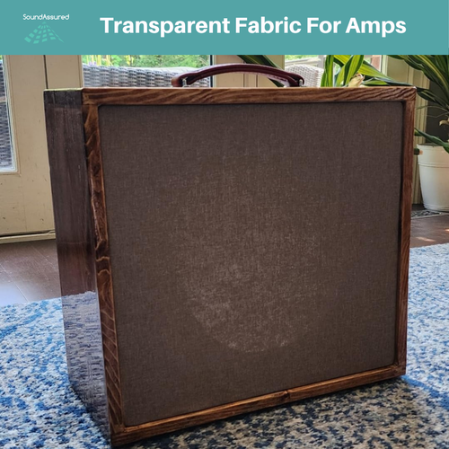 Dual Layer Acoustic Fabric for DIY Panels & Speakers