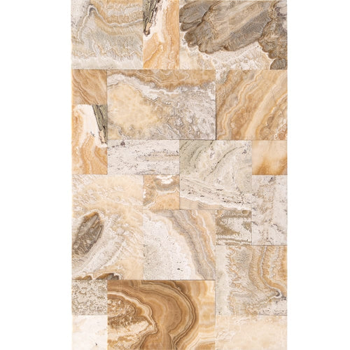 Traonyx Travertine Tile Honed and Filled - Livfloors Collection