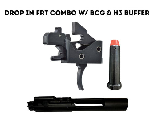 Partisan Disruptor FRT (Black) + M16 BCG + H3 Buffer Bundle — AR-15 (USA Made)