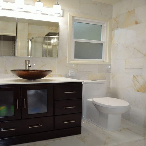 Giallo White Marble Floor and Wall Tile Polished - Livfloors Collection