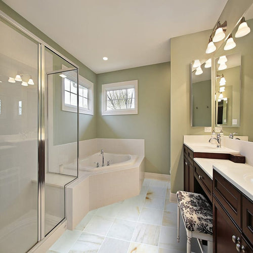 Giallo White Marble Floor and Wall Tile Polished - Livfloors Collection