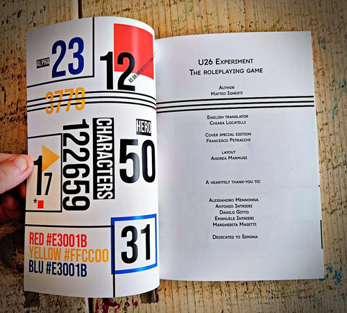 U26 Experiment (RPG  Book + PDF)