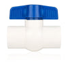 10 Pcs 1" PVC Ball Valve, FPT Threaded, Sch. 40