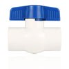 10 Pcs 3/4" PVC Ball Valve, Solvent Weld, Sch. 40