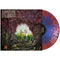 Clear Dark Red & Purple w/ Light Blue Splatter