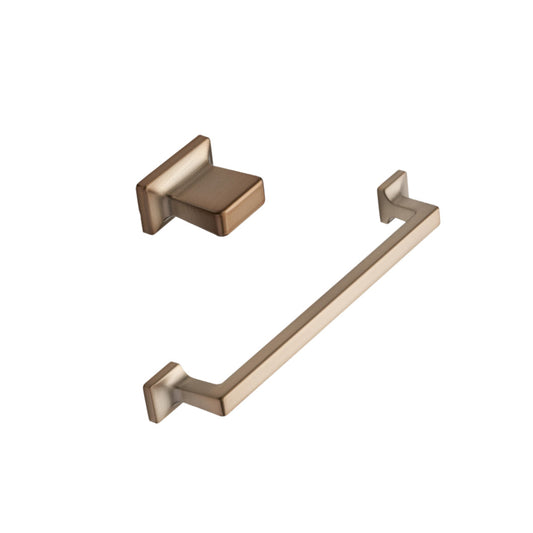 Brushed Bronze "Heirloom" Knob and Drawer Pulls Euro • Knobs