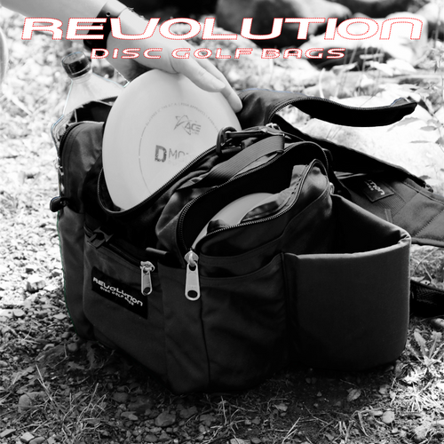 Revolution Mini Deluxe V3 Disc Golf Bag - Crimson