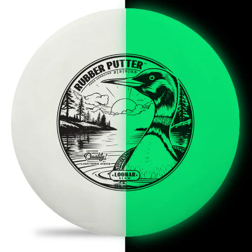 Lightning Loonar Glow Rubber Putter Golf Disc