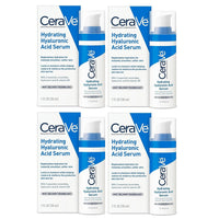 2 Pack Cerave Hyaluronic Acid Serum for Face with Vitamin B5 and Ceramides, Hydrating Face Serum