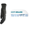 MCR Safety Ninja Ice N9690 Insulated Work Gloves, HPT Foam Coated, 15 Gauge, Black