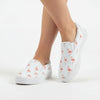 Simple Flamingo Slip Ons