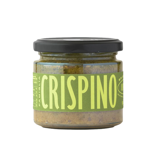 Famiglia Crispino Green Olive Bruschetta Spread — Tapenade Style Italian