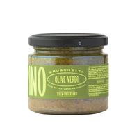 Famiglia Crispino Green Olive Bruschetta Spread — Tapenade Style Italian