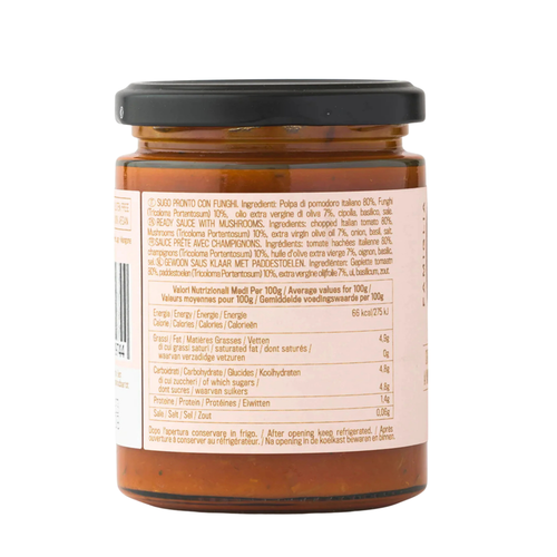 Famiglia Crispino Wild Mushroom Pasta Sauce — Ready-Made Italian Funghi