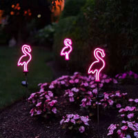 Flamingo Neon Lawn Light
