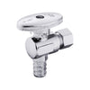 1/2" PEX Crimp x 3/8" OD Compr. Angle Stop Valve, 1/4 Turn (Lead Free) Plumbingsell