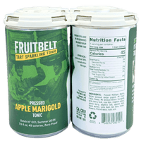 Sparkling Tonic, Apple Marigold, Fruitbelt, 4-Pack