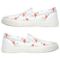 Simple Flamingo Slip Ons