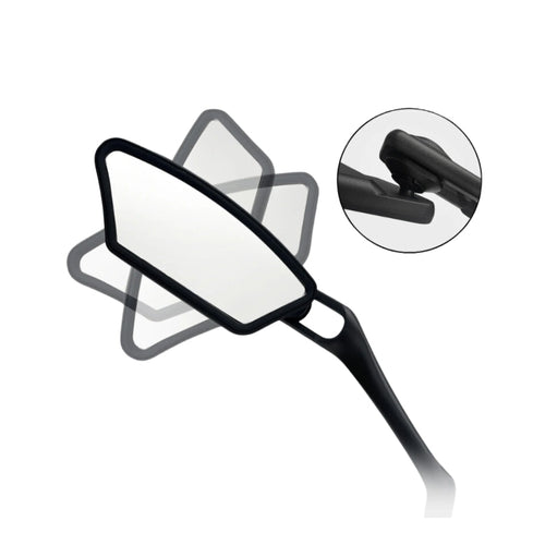 Rotating Handlebar Ebike Mirrors Pair (2)