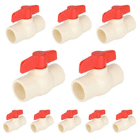 10 Pcs 1/2" CPVC Ball Valve (Solvent) Plumbingsell