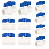 10 Pcs 2" PVC Ball Valve, Solvent Weld, Sch. 40