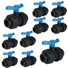 10 Pcs 2-1/2" PVC True Union Ball Valve SCH 40/80