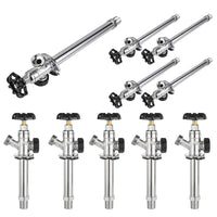10 Pcs 1/2" MIP x 3/4" Hose Bibb, 6" Anti Siphon Frost Free Sillcock