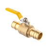1/2" PEX Expansion Ball Valve, Yellow (Lead Free) Plumbingsell