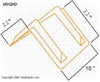 Heavy Duty Veeboards® Corner Protector Longer Edge | SIZE OPTIONS