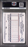 Graded 2024 Topps Aaron Judge #99 Silver Crackle Foil Board Baseball Card PSA 10 Gem Mint