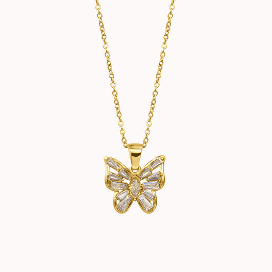 Vanessa Butterfly Necklace Caris Jewelry