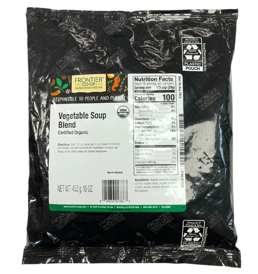 Vegetable Blend For Soup, Organic
