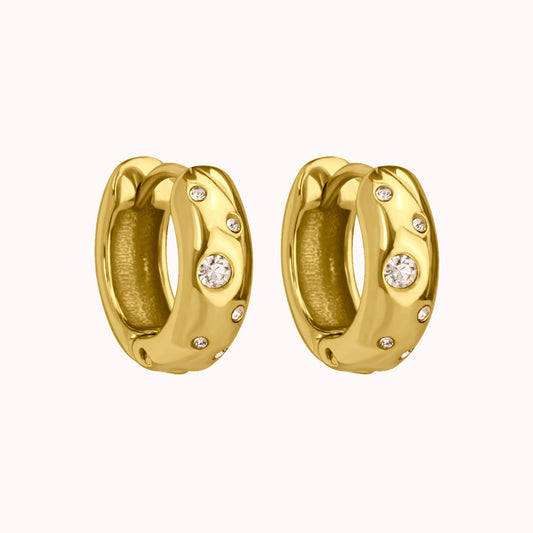 Vega Hoop Earrings Caris Jewelry