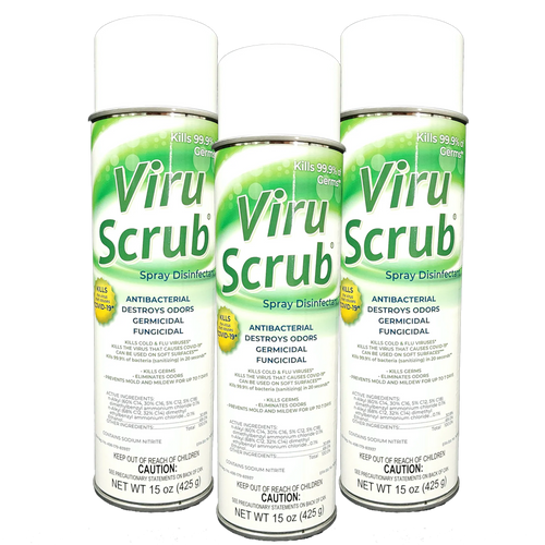 ViruScrub Hospital Grade MRSA Disinfectant, Ready-To-Use Aerosol , 15 oz
