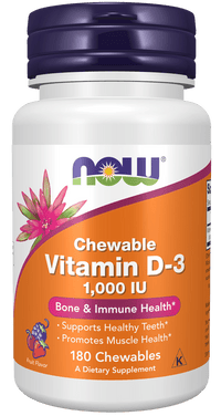 Vitamin D-3 1,000 IU, Chewable