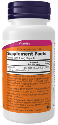 Vitamin D 1000IU Vegetarian