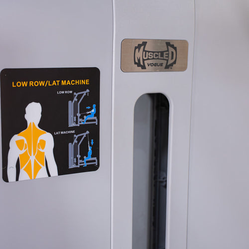 Vogue Lat Pulldown Low Row Combo | Commercial Grade | Muscle D