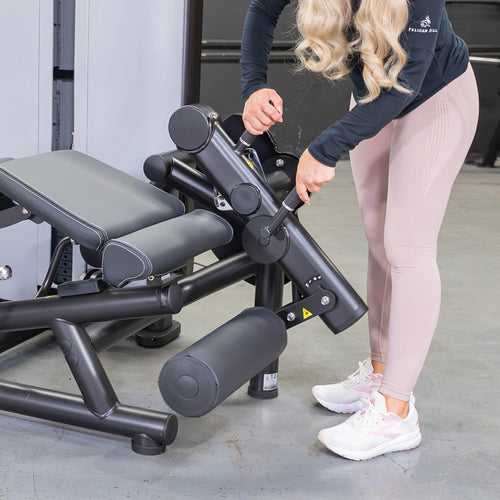 Vogue Leg Extension / Prone Leg Curl Combo | Commercial Gym Equipment | Muscle D