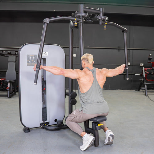Vogue Pec Deck Rear Delt Machine | Muscle D Fitness Commercial Gym