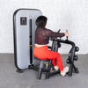 Vogue Seated Row - Muscle D Fitness -  Adjustable Seat - Pin Selectorized - Lat Workout