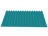 3 Inch Acoustic Foam Wedge Style Panels - 13 Color Options