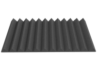4 Inch Acoustic Foam Wedge Style Panels - 13 Color Options