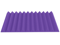 4 Inch Acoustic Foam Wedge Style Panels - 13 Color Options