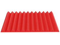 4 Inch Acoustic Foam Wedge Style Panels - 13 Color Options
