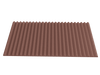 2 Inch Acoustic Foam Wedge Style Panels - 13 Color Options
