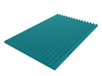 3 Inch Acoustic Foam Wedge Style Panels - 13 Color Options